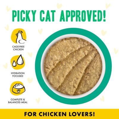 Show full view: BFF Play Pate Lovers Chicken & Turkey Tiptoe Wet Cat Food, 3-oz pouch, pack of 12 slide 5 of 13