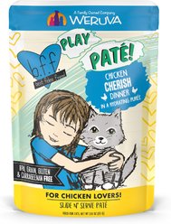 BFF Play Pate Lovers Chicken Cherish Wet Cat Food, 3-oz pouch, pack of 12