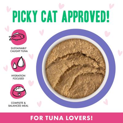 Show full view: BFF Play Pate Lovers Tuna & Beef Blast Off Wet Cat Food, 3-oz pouch, pack of 12 slide 5 of 13