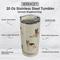 Show in main carousel: E&S PETS German Shepherd Lovers Insulated Stainless Steel Travel Mug, 20-oz, Gray slide 2 of 5