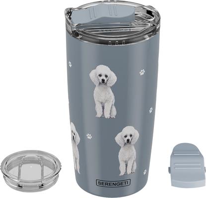Show full view: E&S PETS Poodle Lovers Insulated Stainless Steel Travel Mug, 20-oz, Pink slide 4 of 5