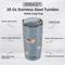 Show in main carousel: E&S PETS Welsh Corgi Lovers Insulated Stainless Steel Travel Mug, 20-oz, Light Blue slide 2 of 5