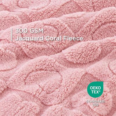 Show full view: Bedsure Washable Fleece Dog & Cat Blanket, Pink Heart, Large slide 2 of 10