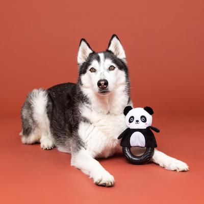 Show full view: Fringe Studio Stu-Pandaous TPR Plush Dog Toy slide 3 of 5