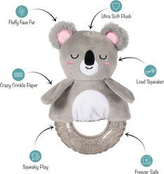 Fringe Studio Koal-Ity Vibes Only TPR Plush Dog Toy slide 2 of 4