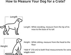 Unipaws Wooden Wire Furniture End Table Dog Crate, Walnut, Small slide 2 of 7