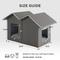 Show in main carousel: Bedsure Outdoor Extra Wide Unheated Cat House, Grey, 22.5x12.5x13.25inches slide 6 of 10