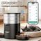 Show in main carousel: Casfuy WiFi Timed Dry Food Dispenser Stainless Steel Automatic Two Bowl Cat Feeder, 5-L slide 5 of 8