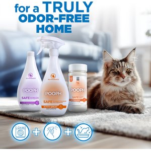 POOPH Kitty Litterizer Litter Box Saver Cat Deodorizer, 16-fl oz bottle