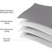 Show in main carousel: Bedsure Waterproof Couch Cover Dog & Cat Blanket, Titanium Grey, Medium slide 2 of 9