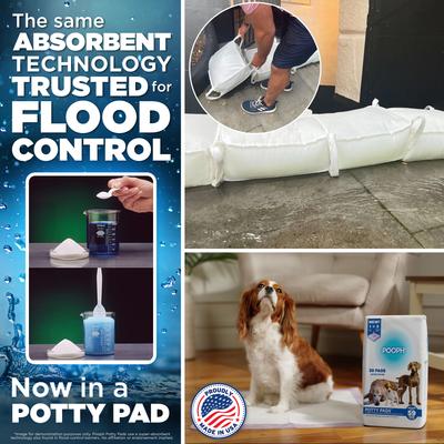Show full view: POOPH Unscented Dog Potty Pads, 24 x 24-in, 50 count slide 4 of 9