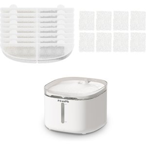 PawsPik NOVA-01 Wireless Rechargeable Dog & Cat Water Fountain Replacement Filters, 8 count