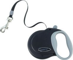 Power Walker Retractable Dog Leash, Black, 12-ft long, 5/16-in wide, X-Small