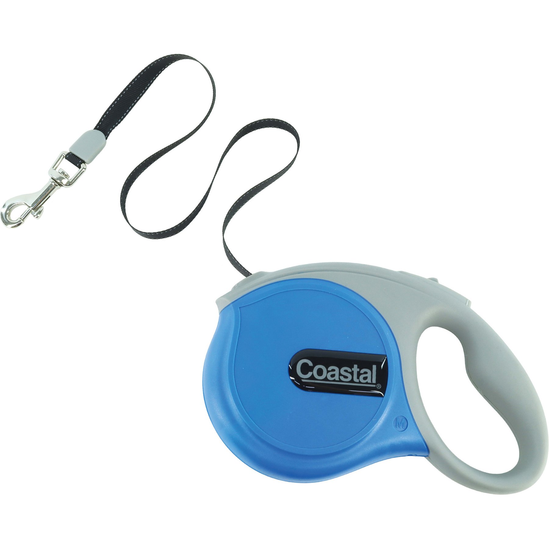 Power Walker Retractable Dog Leash, Blue, 16-ft long, 3/8-in wide, Medium