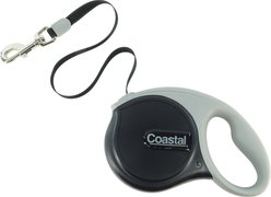 Power Walker Retractable Dog Leash, Black, 16-ft long, 1/2-in wide, Large slide 1 of 9