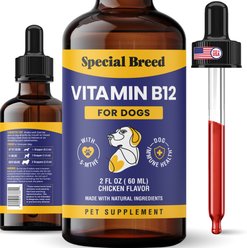 Special Breed Vitamin B12 Chicken Flavored Liquid Dog Vitamin, 2-fl oz bottle
