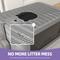Show in main carousel: Wooflex Enclosed Cat Litter Box with Lid Cover & Litter Scoop, Large: 19 x 15 x 15-in, Gray slide 5 of 7