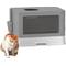 Show in main carousel: Wooflex Enclosed Cat Litter Box with Lid Cover & Litter Scoop, Large: 19 x 15 x 15-in, Gray slide 1 of 7