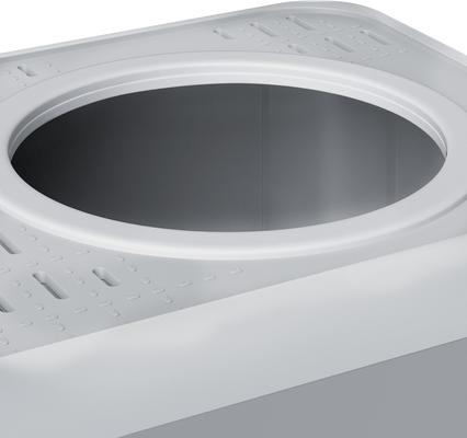 Show full view: Wooflex Enclosed Cat Litter Box with Lid Cover & Litter Scoop, Large: 20 x 15 x 15-in slide 7 of 9