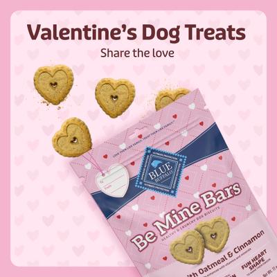 Show full view: Blue Buffalo Be Mine Oatmeal & Cinnamon Crunchy Dog Treats, 11-oz bag slide 5 of 10