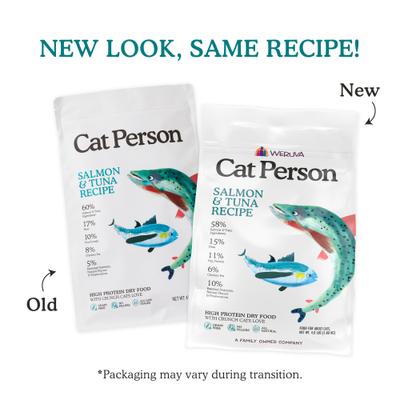 Show full view: Cat Person by Weruva Salmon & Tuna Grain-Free Dry Cat Food, 4-lb bag slide 4 of 11