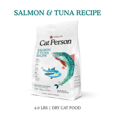 Show full view: Cat Person by Weruva Salmon & Tuna Grain-Free Dry Cat Food, 4-lb bag slide 3 of 11