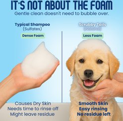 Scrubby Tails Natural Oatmeal Unscented Itchy Skin Relief Dog Shampoo, 16-fl oz bottle slide 2 of 8