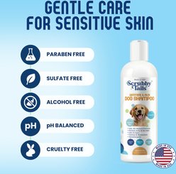 Scrubby Tails Natural Oatmeal Unscented Itchy Skin Relief Dog Shampoo, 1-gal slide 2 of 8