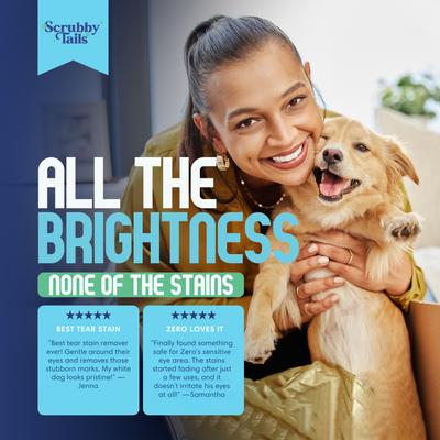 Show full view: Scrubby Tails Natural Alcohol-Free Dog Tear Stain Remover, 8-fl oz bottle slide 5 of 6