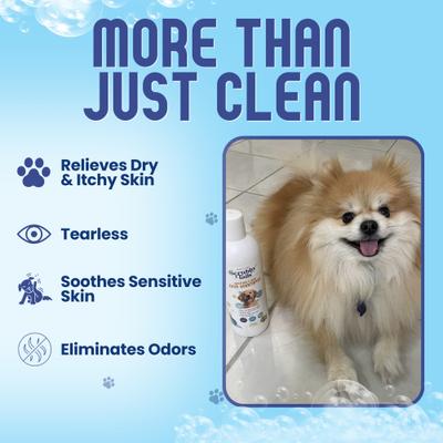 Show full view: Scrubby Tails Natural Oatmeal Lavender Scented Itchy Skin Relief Dog Shampoo, 16-fl oz bottle slide 6 of 8