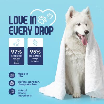 Show full view: Scrubby Tails Natural Alcohol-Free Dog Tear Stain Remover, 8-fl oz bottle slide 4 of 6