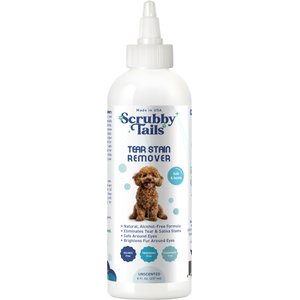 Scrubby Tails Natural Alcohol-Free Dog Tear Stain Remover, 8-oz bottle