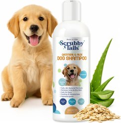 Scrubby Tails Natural Oatmeal Unscented Itchy Skin Relief Dog Shampoo, 16-fl oz bottle