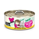 BFF Play Pate Lovers Chicken, Duck & Turkey Take a Chance Wet Cat Food, 5.5-oz can, pack of 8