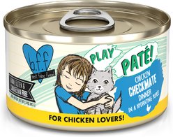 BFF Play Pate Lovers Chicken Checkmate Grain-Free Wet Cat Food, 2.8-oz can, pack of 12
