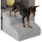 Show in main carousel: SMONTER HIDOG Non-Slip Soft Foam High Beds & Couch Dog Stairs & Ramp, Grey, 2 steps slide 1 of 8