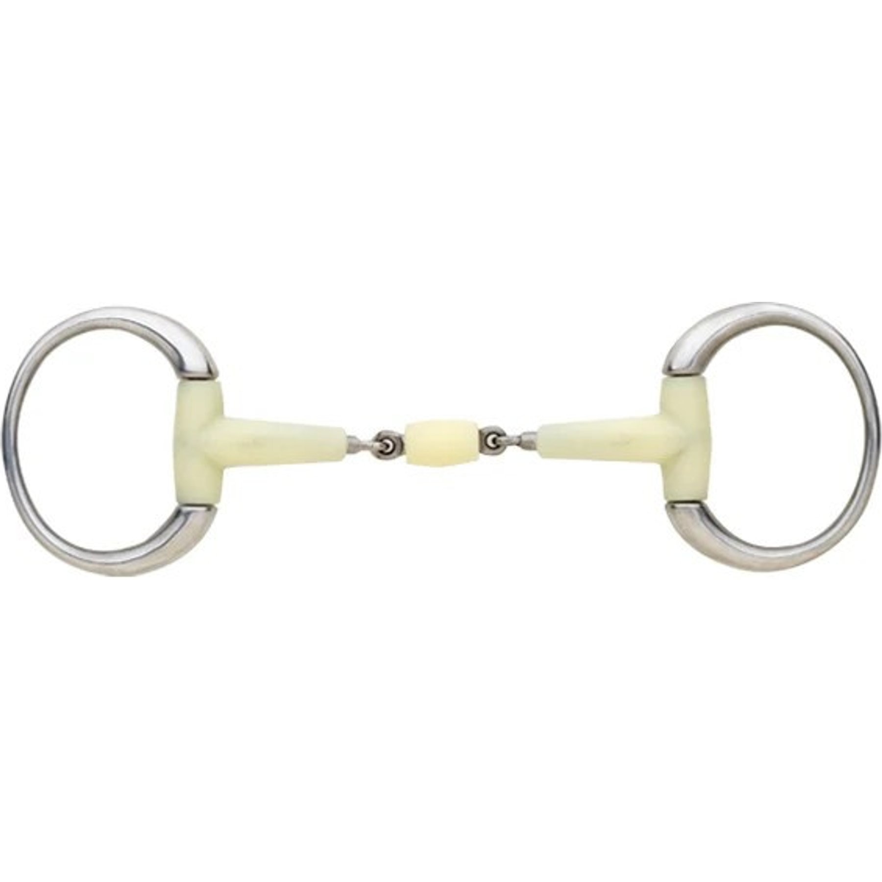 Happy Mouth CTR Double Joint Roll RND Eggbutt Horse Bit, 5