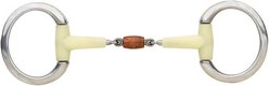 Happy Mouth CTR Double Joint CPRoll FLT Eggbutt Horse Bit, 5