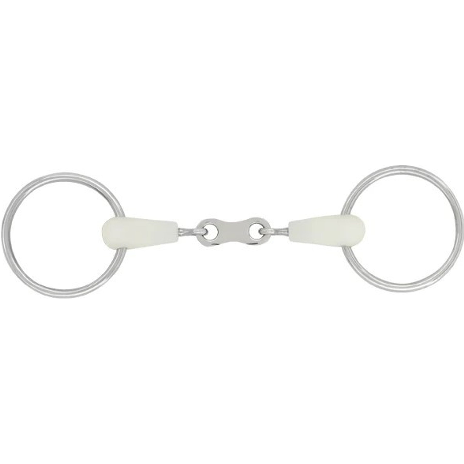 Happy Mouth French Link Loose Ring Horse Bit, 5 1/2