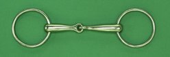 ALBACON Jointed Wide Loose Ring Horse Bit, 5-in