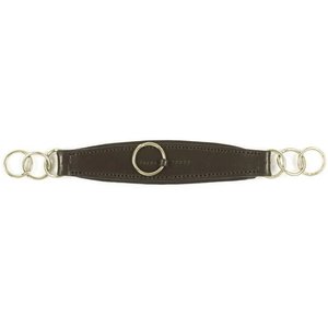 Camelot Contour Padded Horse Curb Chain, Brown