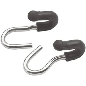 Centaur SS Rbr Cvrd Horse Curb Hooks