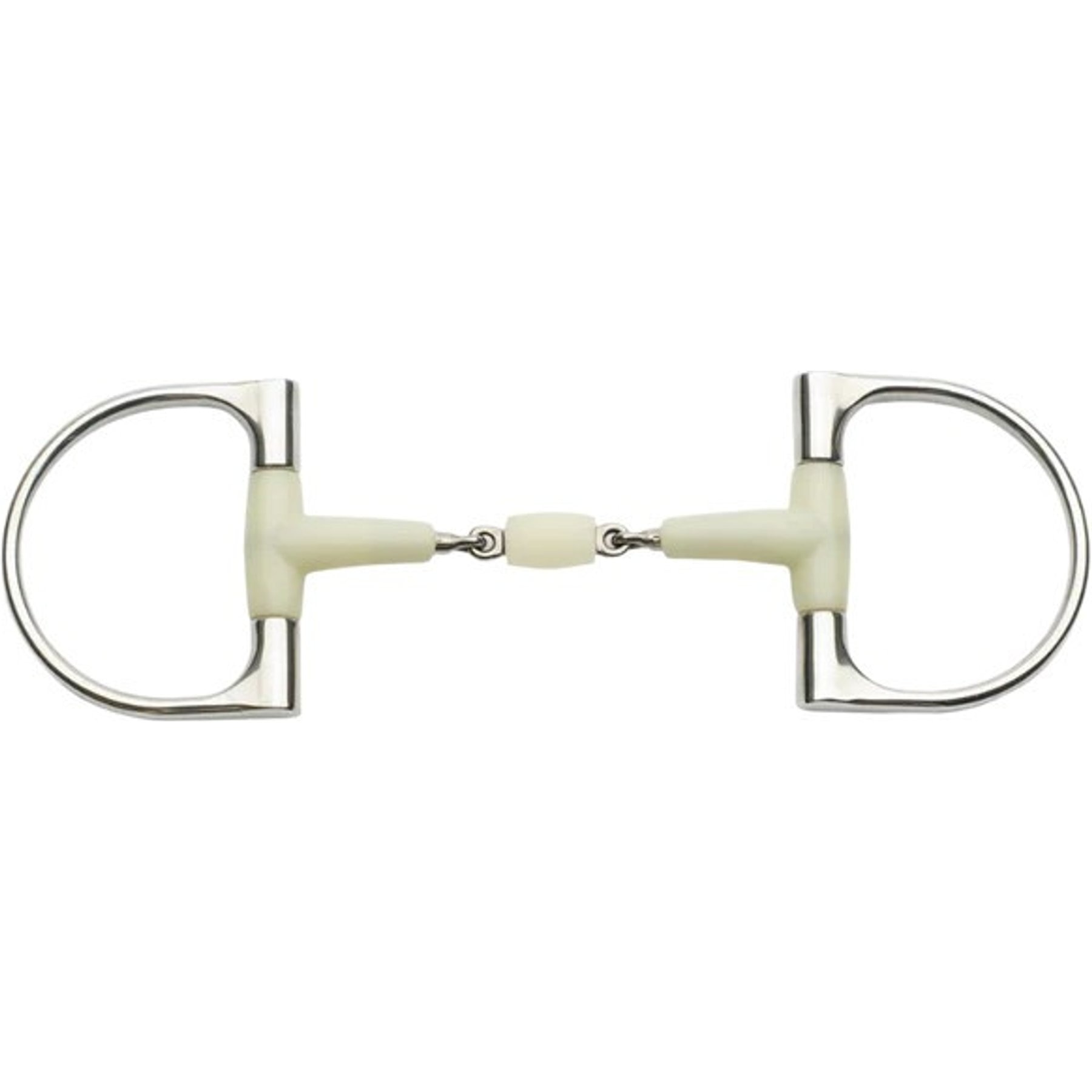 Happy Mouth Contour Double Joint King Dee Horse Bit, 5 1/2