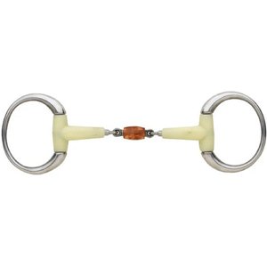 Happy Mouth CTR Double Joint CPRoll RND Eggbutt Horse Bit, 5