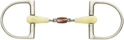 Happy Mouth Double Joint Cor Roller Pro King D Horse Bit, 5