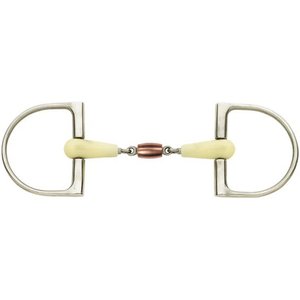 Happy Mouth Double Joint Cor Roller Pro King D Horse Bit, 5