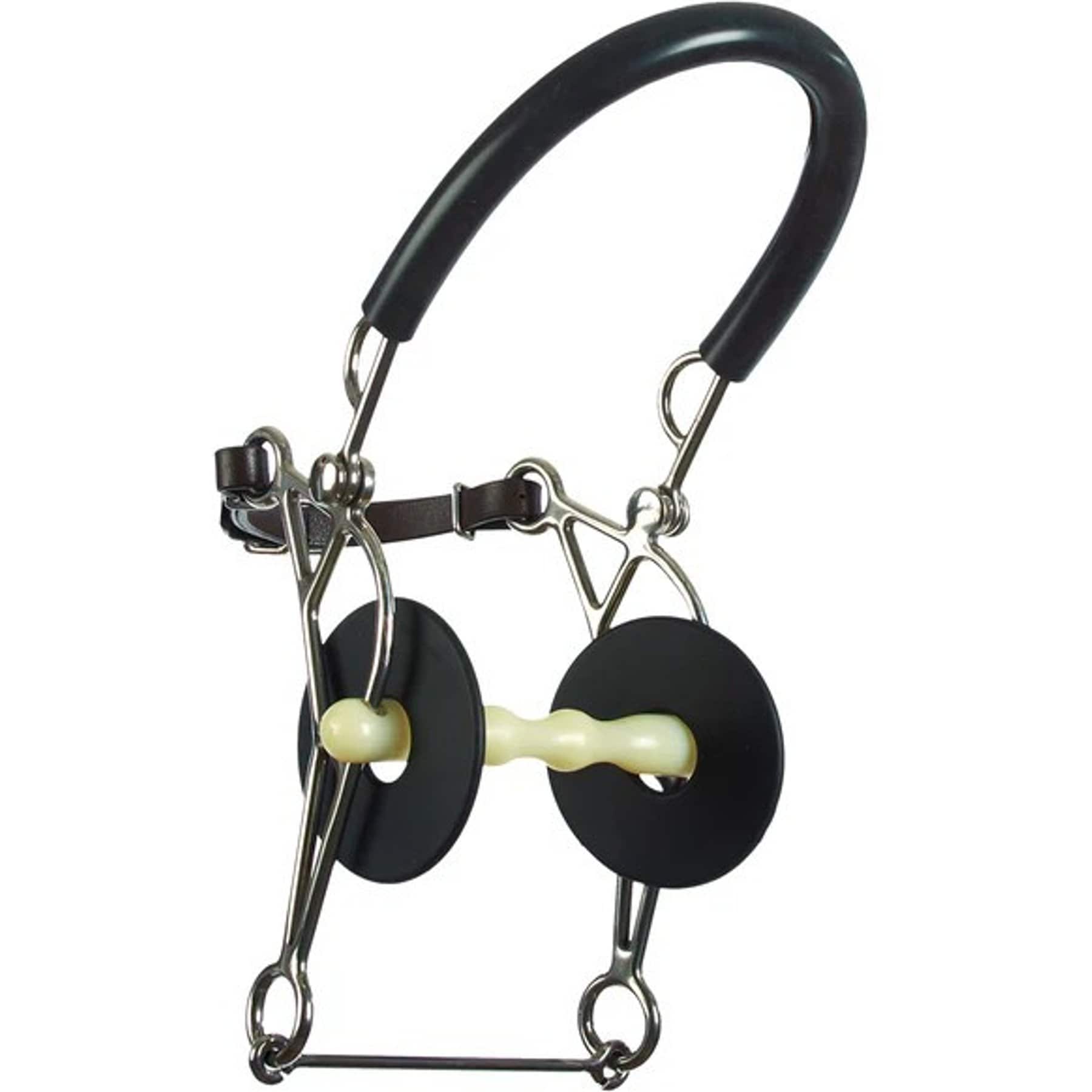 Happy Mouth Mullen Shaped Hackamore Horse Bit, 5 1/2