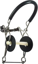 Happy Mouth Mullen Ribbed Mouth Hackamore Horse Bit, 55
