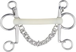 Happy Mouth Mullen Plain Pelham Horse Bit, 55