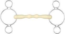 Happy Mouth Shaped Mullen 2-Ring Gag Horse Bit, 5 1/2